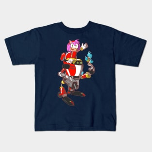 Sonic Adventure - Amy & Gamma Kids T-Shirt